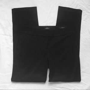 LOFT Black Marissa Straight Leg Pant
